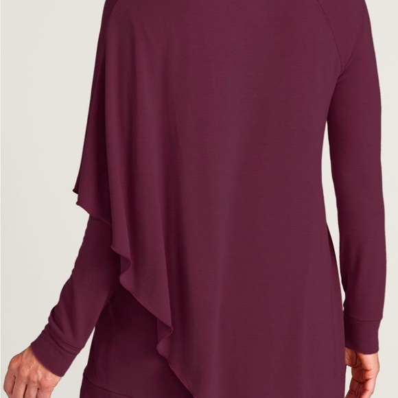 Soft Surroundings Deep Red Knit Top - Picture 3 of 8